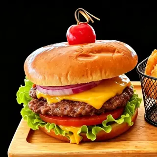 single burger